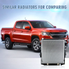 Picture of Aluminum Cooling Radiator Compatible with 2015 2016 Chevrolet Colorado Replaces 13500 DPI13500 80113500 CU13500 A13500 RAD13500