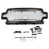 Picture of Front Grille Fit for 2018 2019 2020 Ford F-150 with Lights & Wiring Matte Black Grille