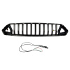 Picture of Front Grill Fit for 2018 2019 2020 2021 Ford Mustang with Lights & Wiring Matte Black Grille