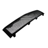 Picture of Mesh Front Grill Grille Compatible with 2007-2013 Chevrolet Silverado 1500 Glossy Black Grille