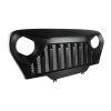 Picture of Front All Grille Assembly Compatible with 1997-2006 Jeep TJ Black Grille