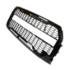 Picture of Front Grille Compatible with 2015 2016 2017 Ford F-150 with Lights & Wiring Black Grille