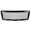 Picture of Front Grill Mesh Grille Compatible with 2014 2015 Chevrolet Silverado 1500 Front Grill Guard Replacement Part Mesh Type Glossy Black
