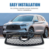 Picture of Front All Grille Assembly Compatible with 2019 2020 2021 2022 INFINITI QX50 Black Grille Replaces F23106HH1A