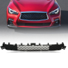 Picture of Front Grille Trim Compatible with 2018 2019 2020 2021 2022 INFINITI Q50 Black Replaces 622546HJ0A