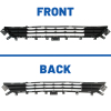 Picture of Front Grille Trim Compatible with 2018 Infiniti Q50 Black Replaces IN1036113 622546HH0A