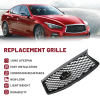 Picture of Front Bumper Grill Compatible with 2018 2019 2020 2021 2022 2023 INFINITI Q50 without Sensors Replaces F23106HH1A