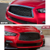 Picture of Front Bumper Grill Compatible with 2018 2019 2020 2021 2022 2023 INFINITI Q50 without Sensors Replaces F23106HH1A