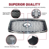 Picture of Front Grill Grid Grille Compatible with 2018 2019 2020 2021 INFINITI QX80 with Camera Hole Chrome Frame Replaces 623106GW0A