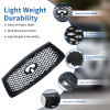 Picture of Mesh Front Grill Grille Compatible with 2018 2019 2020 2021 INFINITI QX80 with Camera Hole Black Replaces 623106GW0A