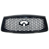 Picture of Mesh Front Grill Grille Compatible with 2018 2019 2020 2021 INFINITI QX80 with Camera Hole Black Replaces 623106GW0A