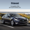 Picture of Front Grill Compatible with 2015 2016 2017 2018 2019 INFINITI Q70L Grille with Camera Option Chrome Replaces 623104AM1B 623104AM0B