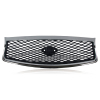Picture of Front Bumper Grill Fit for 2014 2015 2016 2017 INFINITI Q50 with Camera Option Chrome Replaces 623106HH0A 62310-6HH0A