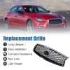 Picture of Front Bumper Grill Fit for 2014 2015 2016 2017 INFINITI Q50 with Camera Option Chrome Replaces 623106HH0A 62310-6HH0A