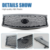 Picture of Front Bumper Grill Fit for 2014 2015 2016 2017 INFINITI Q50 with Camera Option Chrome Replaces 623106HH0A 62310-6HH0A