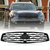Picture of Front Grill Compatible with 2009 2010 2011 INFINITI FX35 Black Replaces 620701CA0A IN1200113