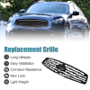 Picture of Front Grill Compatible with 2009 2010 2011 INFINITI FX35 Black Replaces 620701CA0A IN1200113