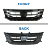 Picture of Car Front Grill Compatible with 2014 2015 2016 2017 Honda Odyssey Black Chrome Replaces 75101TK8A22 75101TK8A21