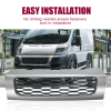 Picture of Front Grill/Grilles Grill Compatible with 2014-2022 Ram ProMaster 3500 Black Replaces 6RD02TZZAA 6RD02BS2AA