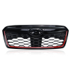 Picture of Front Grill Compatible with 2019 2020 2021 Subaru Forester Grille with Camera Hole Black Replaces 91121SG060 91121SG030