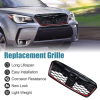 Picture of Front Grill Compatible with 2019 2020 2021 Subaru Forester Grille with Camera Hole Black Replaces 91121SG060 91121SG030