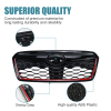 Picture of Front Grill Compatible with 2019 2020 2021 Subaru Forester Grille with Camera Hole Black Replaces 91121SG060 91121SG030