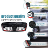 Picture of Front Grill Compatible with 2019 2020 2021 Subaru Forester Grille with Camera Hole Black Replaces 91121SG060 91121SG030