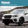 Picture of Front Grill Compatible with 2019 2020 2021 Subaru Forester Grille with Camera Hole Black Replaces 91121SG060 91121SG030