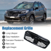 Picture of Front Grille Grill Fit for 2019 2020 2021 Subaru Forester Black with Camera Hole Replaces 91121SG060 91121SG040