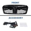 Picture of Front Grill Fit for 2019 2020 2021 Subaru Forester with Camera Option Replaces 91121SG060 91121SG030