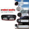 Picture of Front Grille Trim Fit for 2019 2020 2021 Subaru Forester with Camera Hole Gloss Black with Red Line Replaces 91121SJ040 91121SJ140