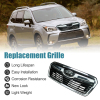 Picture of Front Grille Grill Fit for 2019 2020 2021 Subaru Forester with Camera Hole Chrome Moulding Replaces 91121SJ100 91121SJ000