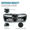 Picture of Front Grille Grill Fit for 2019 2020 2021 Subaru Forester with Camera Hole Chrome Moulding Replaces 91121SJ100 91121SJ000