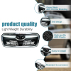 Picture of Front Grille Grill Fit for 2019 2020 2021 Subaru Forester with Camera Hole Chrome Moulding Replaces 91121SJ100 91121SJ000