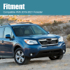Picture of Front Grille Grill Fit for 2019 2020 2021 Subaru Forester with Camera Hole Chrome Moulding Replaces 91121SJ100 91121SJ000