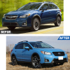 Picture of Front Grill/Grilles Grill Compatible with 2016 2017 Subaru Crosstrek Black