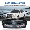 Picture of Front Grille Grill Fit for 2014 2015 2016 2017 2018 Subaru Forester Balck Replaces 91121SG030 91121SG020