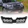 Picture of Front Grille Compatible with 2014 2015 2016 2017 2018 Subaru Forester Grille Mesh Style Chrome Mould Mesh Replaces 91121SG280 SU1200169C