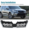 Picture of Front Grille Compatible with 2014 2015 2016 2017 2018 Subaru Forester Grille Mesh Style Chrome Mould Mesh Replaces 91121SG280 SU1200169C