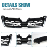 Picture of Front Grille Compatible with 2014 2015 2016 2017 2018 Subaru Forester Grille Mesh Style Chrome Mould Mesh Replaces 91121SG280 SU1200169C