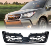 Picture of Front Bumper Grill Compatible with 2014 2015 2016 2017 2018 Subaru Forester Black