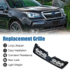 Picture of Front Bumper Grill Compatible with 2014 2015 2016 2017 2018 Subaru Forester Black