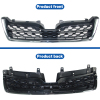 Picture of Front Grill Compatible with 2014 2015 2016 Subaru Forester Grille Chrome Moulding Replaces 91121SG040 SU1200154