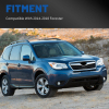 Picture of Front Grill Compatible with 2014 2015 2016 Subaru Forester Grille Chrome Moulding Replaces 91121SG040 SU1200154