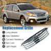 Picture of Front Bumper Grill Compatible with 2010 2011 2012 Subaru Outback Chrome Moulding Replaces 91121AJ04B SU1200143