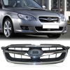 Picture of Mesh Grille Compatible with 2008 2009 Subaru Legacy Dark gray and Chrome moulding Grill Guard Replacement Part