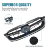 Picture of Mesh Grille Compatible with 2008 2009 Subaru Legacy Dark gray and Chrome moulding Grill Guard Replacement Part