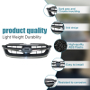 Picture of Mesh Grille Compatible with 2008 2009 Subaru Legacy Dark gray and Chrome moulding Grill Guard Replacement Part