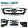 Picture of Mesh Grille Compatible with 2008 2009 Subaru Legacy Dark gray and Chrome moulding Grill Guard Replacement Part