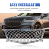 Picture of Front Grille Trim Panel Compatible with 2021 2022 2023 2024 Genesis GV80 with Camera Hole Replaces 86351-T6000